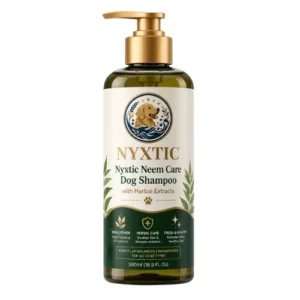 Nyxtic Neem Care Dog Shampoo with Herbal Extracts – 500ml (16.9 Fl. Oz)
